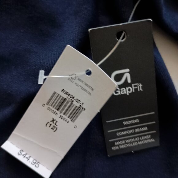 Gap Fit Full Zip Hoodie Medium-weight Navy Blue Youth Boys Size XL NWT - Picture 5 of 13